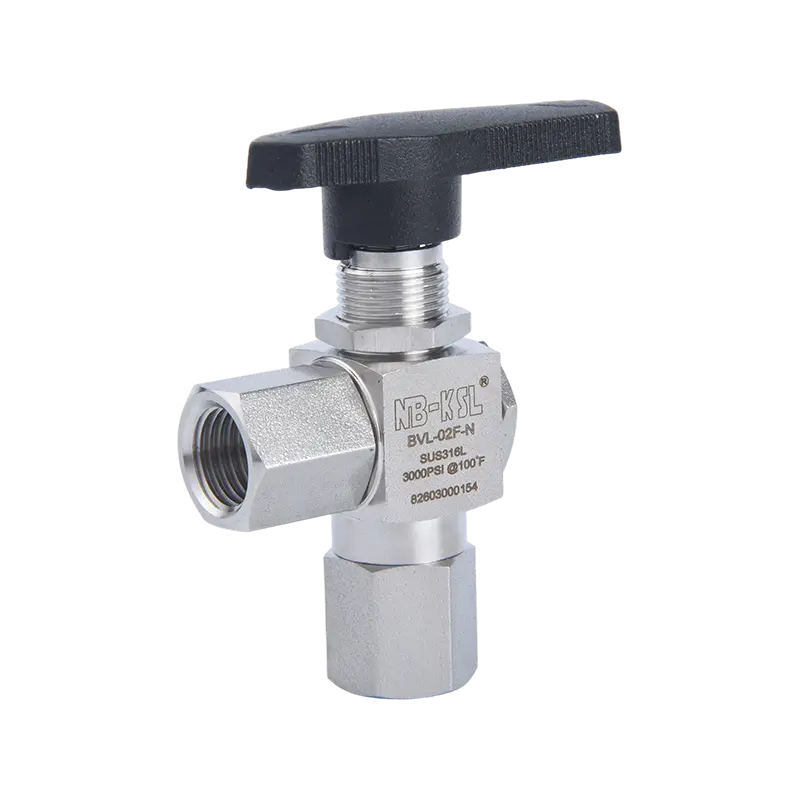 316L Stainless Steel BV derékszögű szelepek